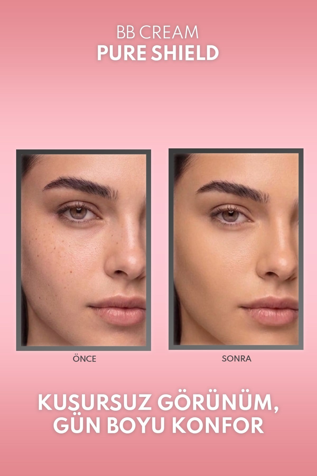 Note BB Cream Pure Shield SPF 50+ PA++++ Hyalüronik Asit ve Seramid İçerikli BB Krem - 30 Orta Koyu-30111676