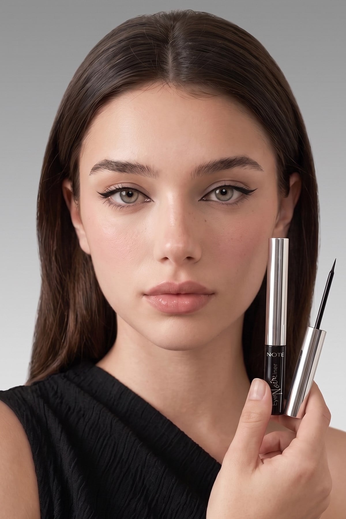 Note Eye Noir Liner Suya Dayanıklı Likit Eyeliner - Siyah-30111679