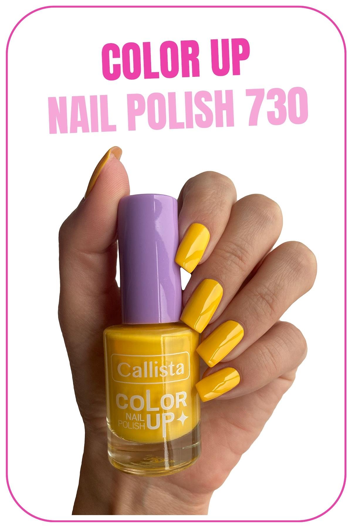 Callista Color Up Nail Polish Oje 730 Wonder Yellow - Sarı-40110169