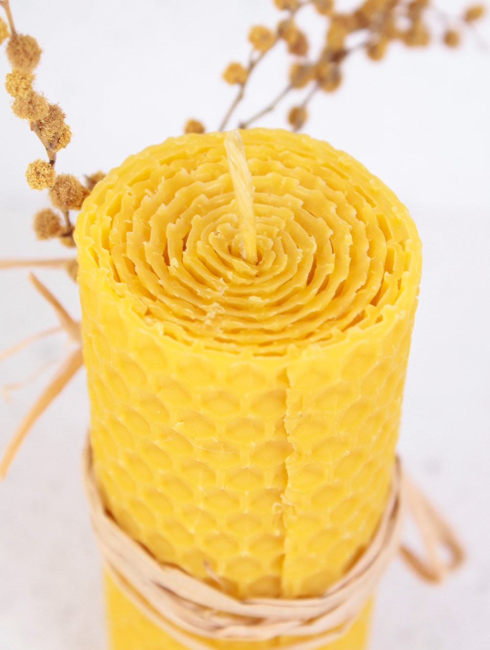 DOĞAL BALMUMU MUM - ( 4 cm x 10 cm )
