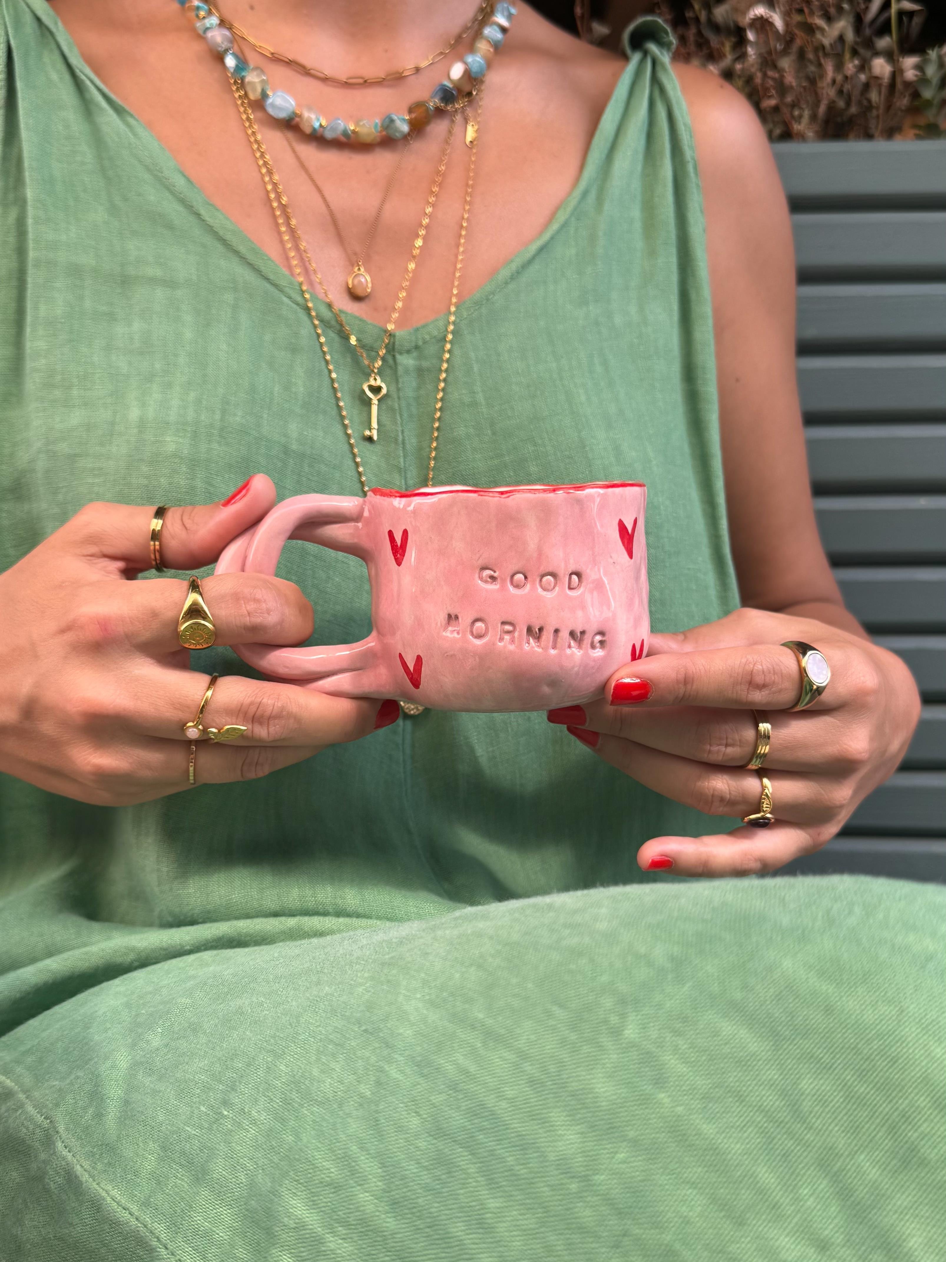 El Şekillendirmesi Kahve Fincanı - 