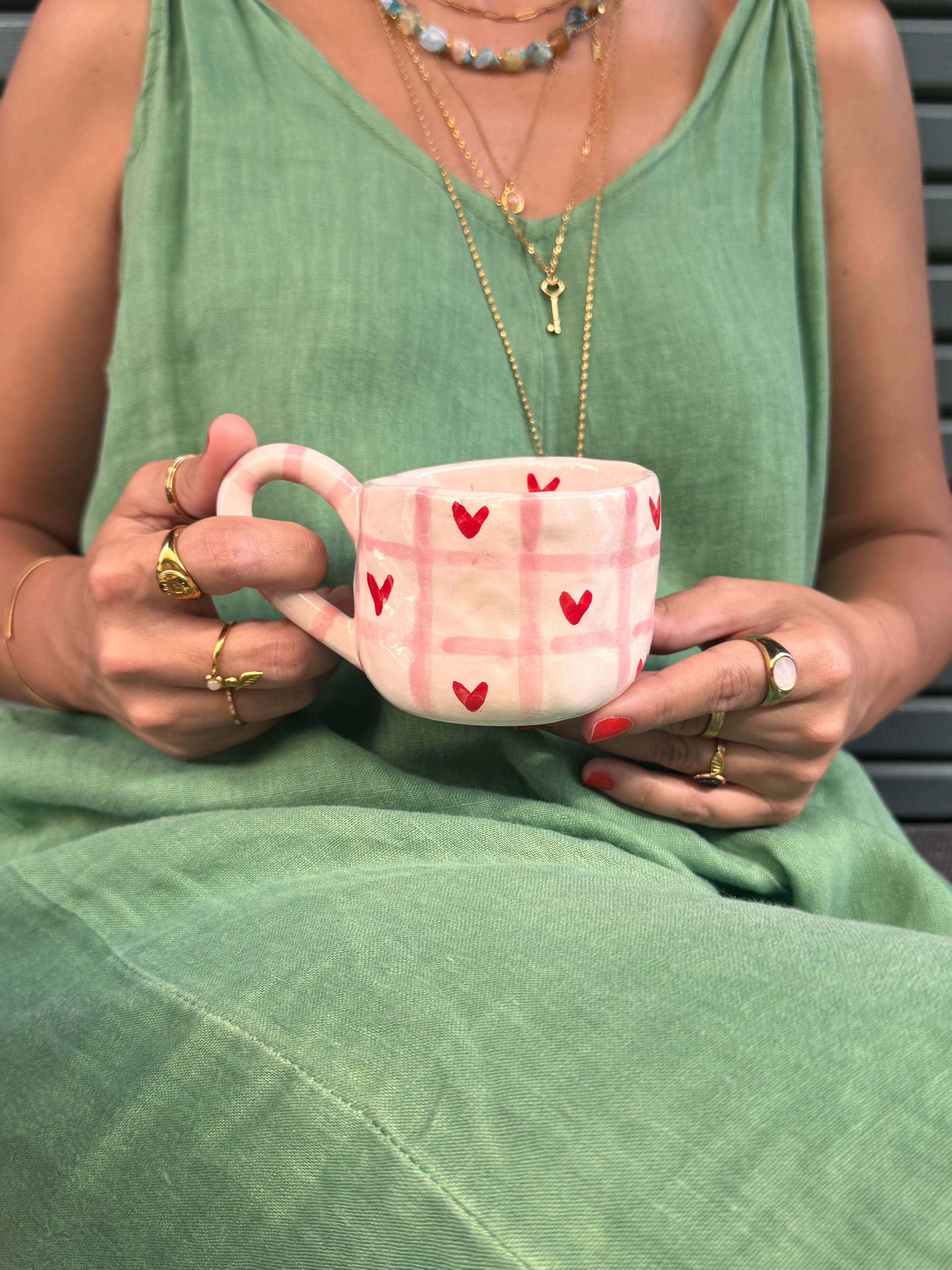 El Şekillendirmesi Kahve Fincanı - 