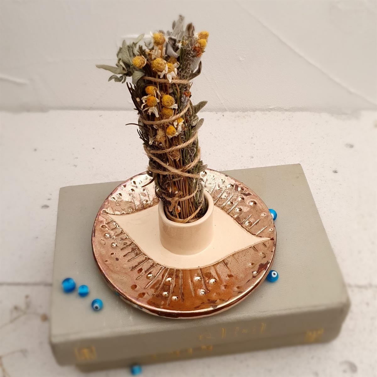 Göz Palo Santoluk - Nazar Serisi - El Yapımı Seramik