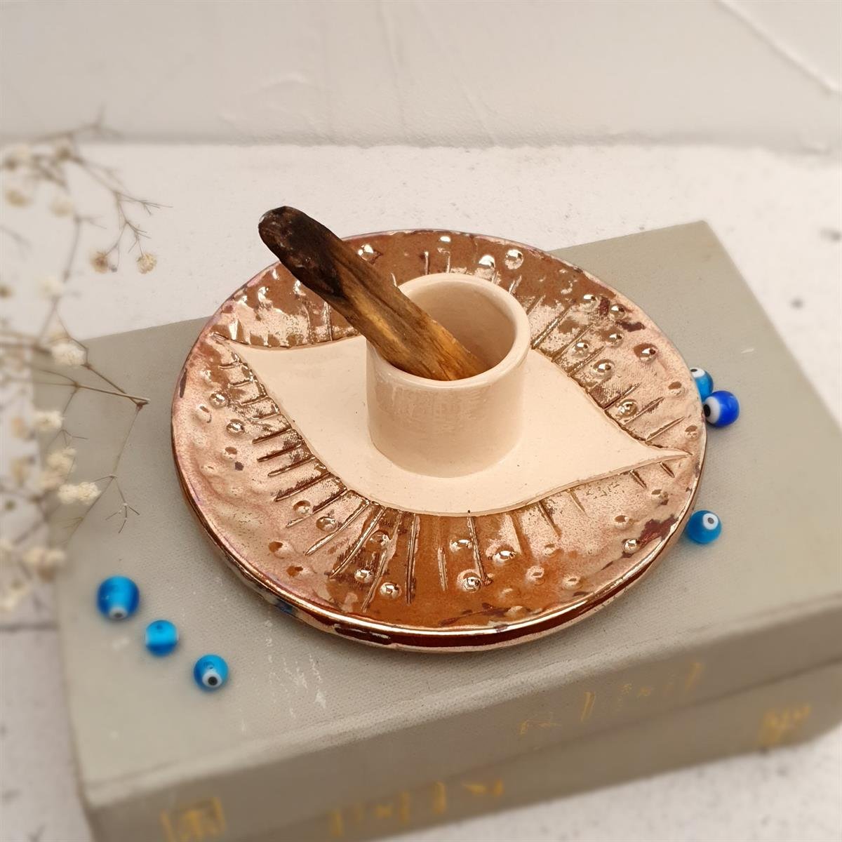 Göz Palo Santoluk - Nazar Serisi - El Yapımı Seramik