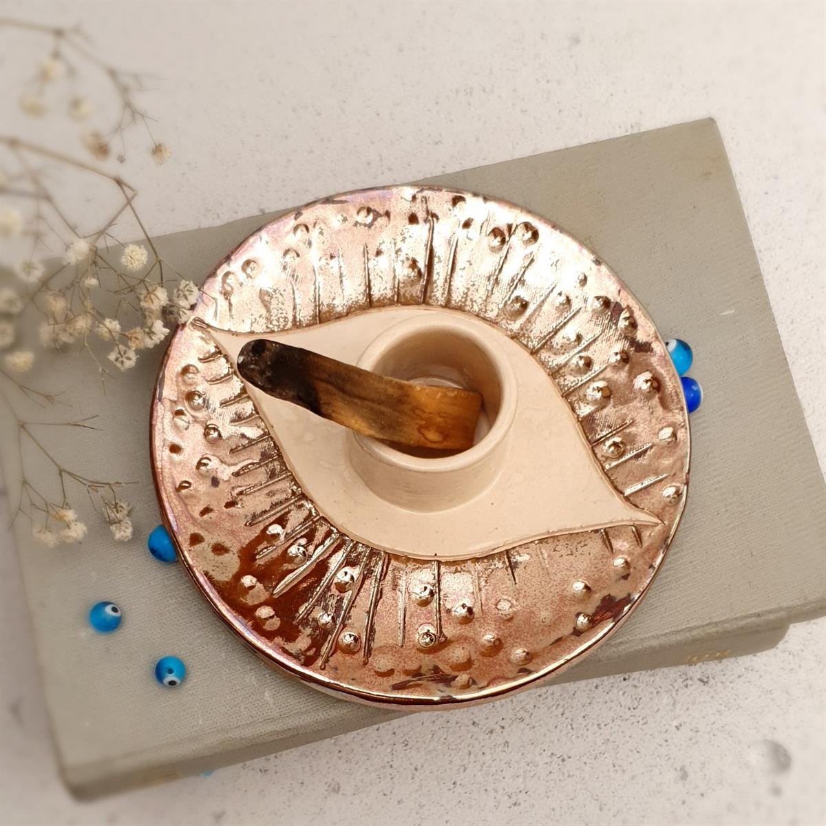 Göz Palo Santoluk - Nazar Serisi - El Yapımı Seramik