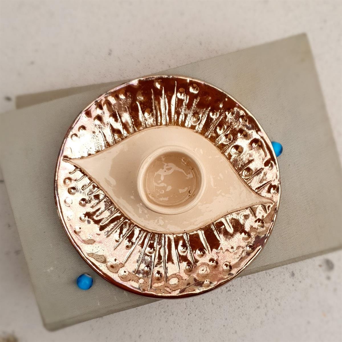 Göz Palo Santoluk - Nazar Serisi - El Yapımı Seramik