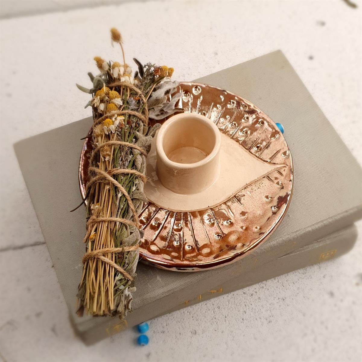 Göz Palo Santoluk - Nazar Serisi - El Yapımı Seramik