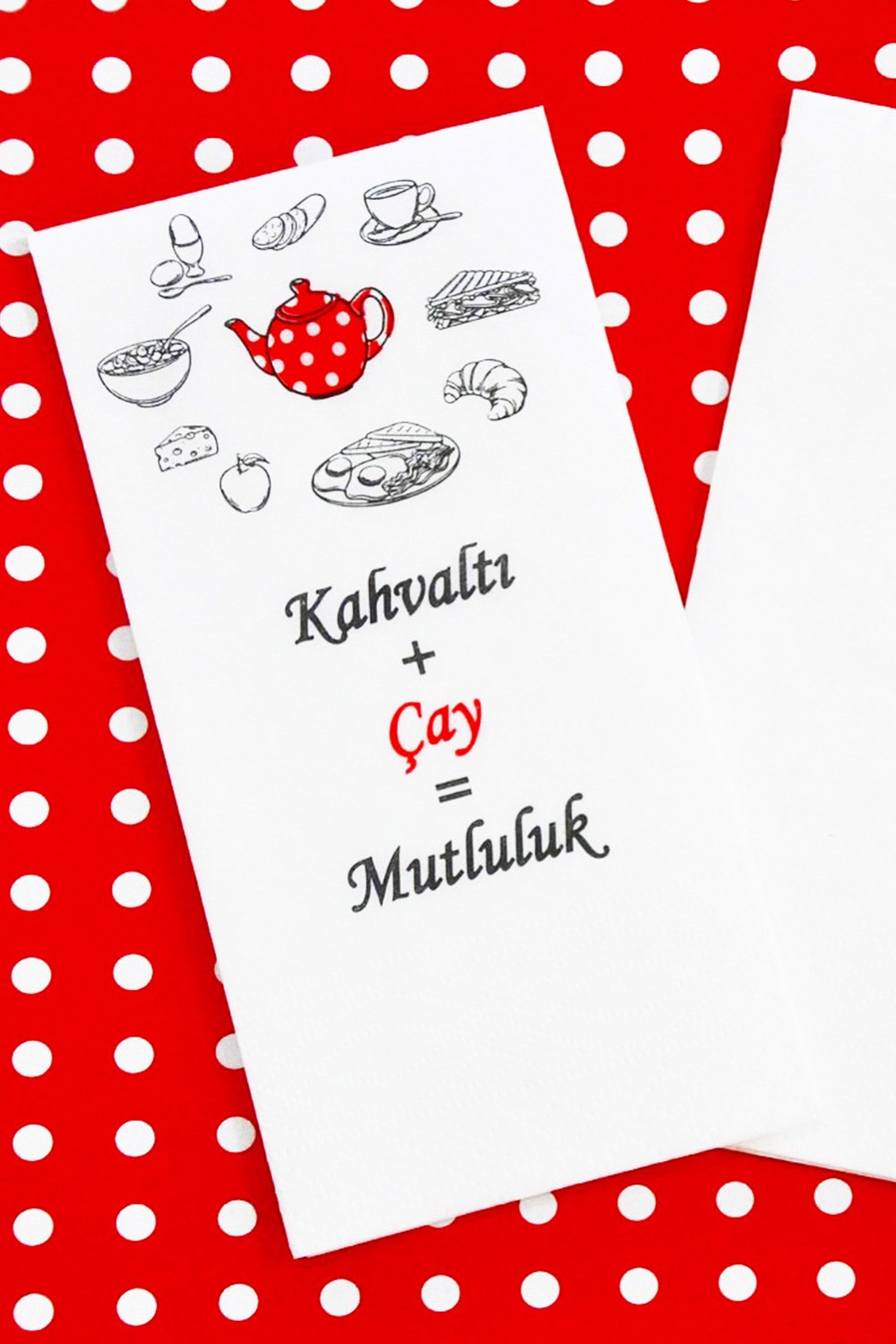 KAHVALTI + ÇAY SUNUM PEÇETESİ (20 Adet )