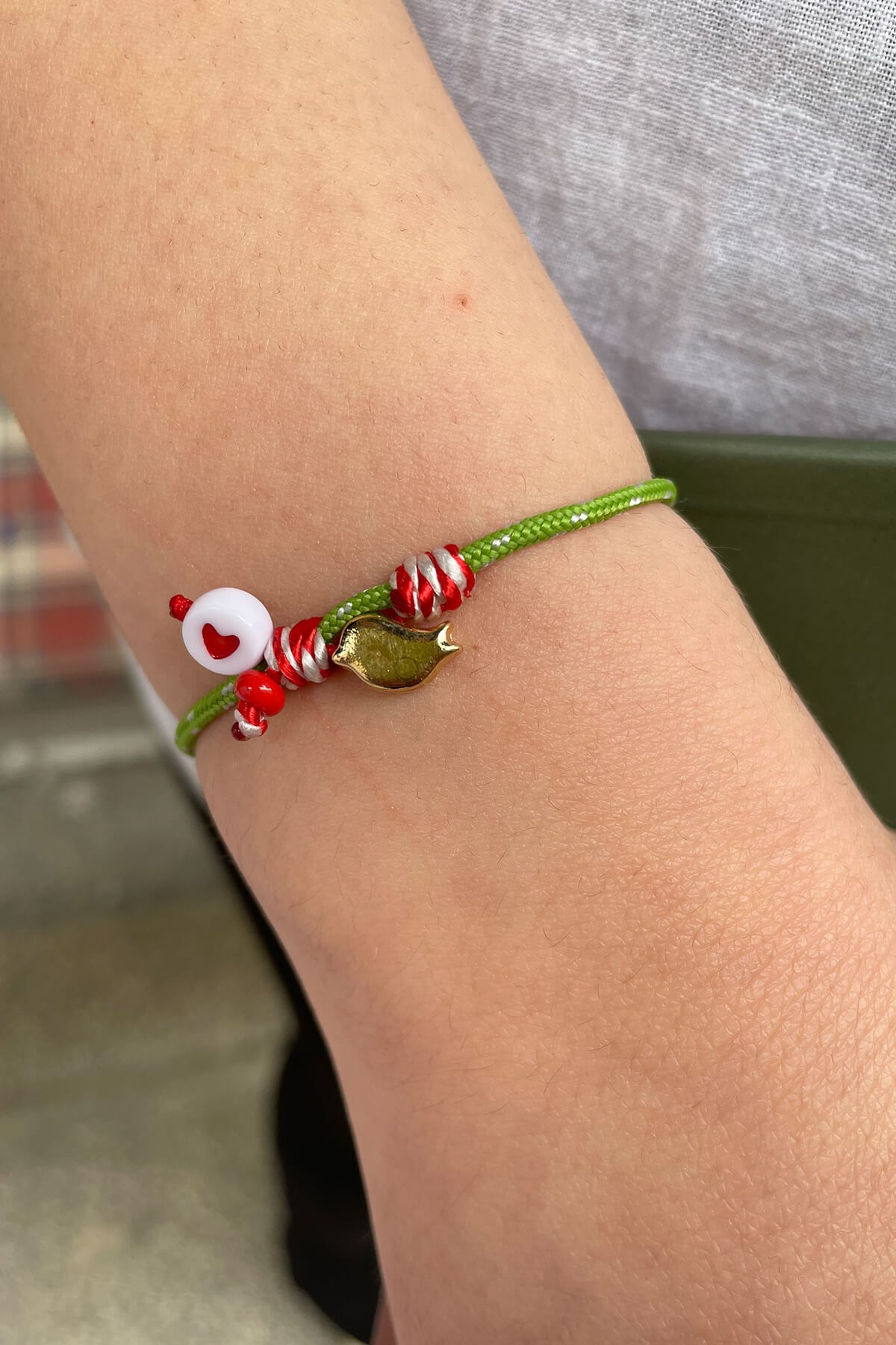 Kalpli- Kuşlu Halat Bileklik