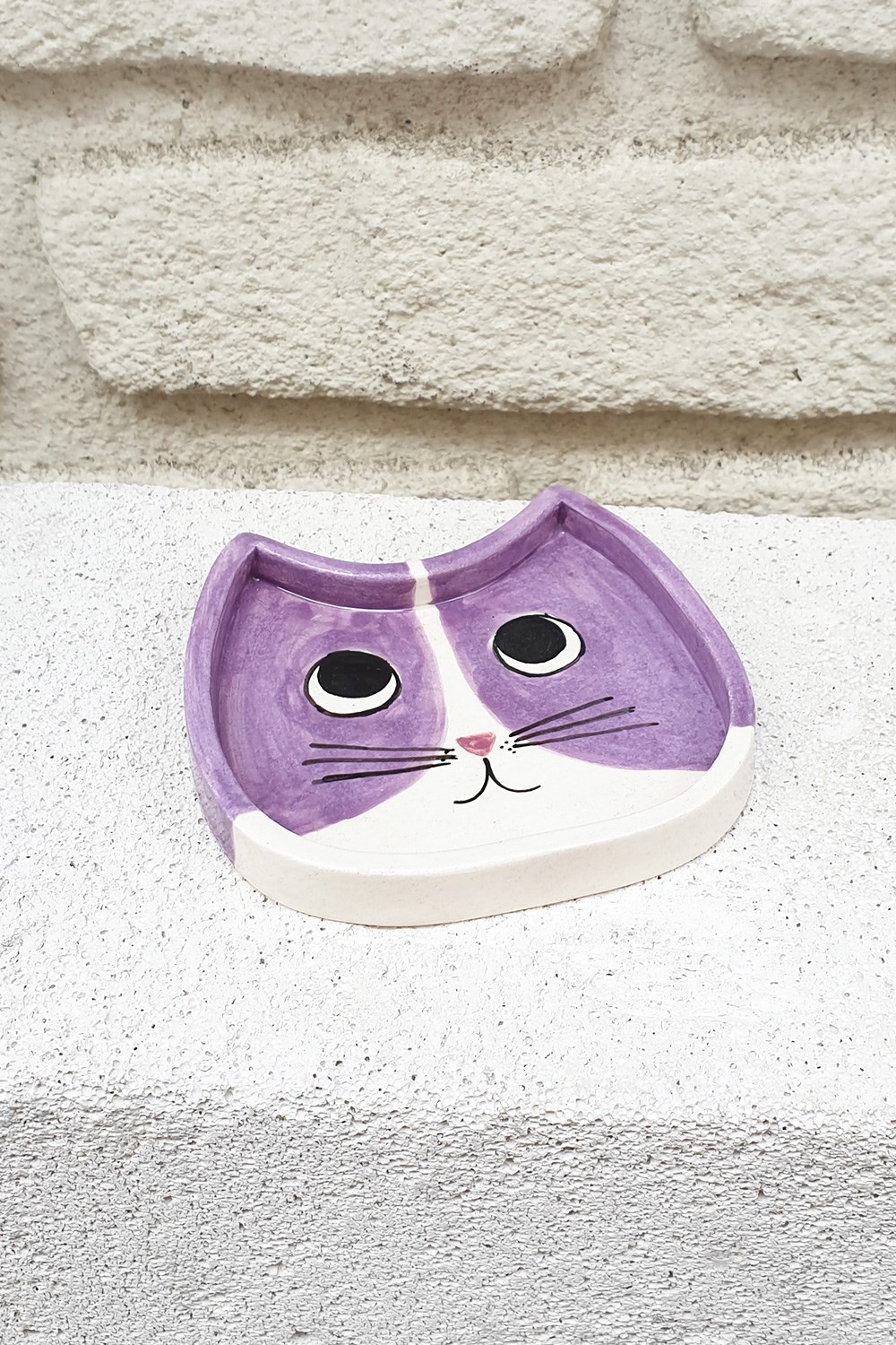 KEDİ KAFASI TABAK - MOR