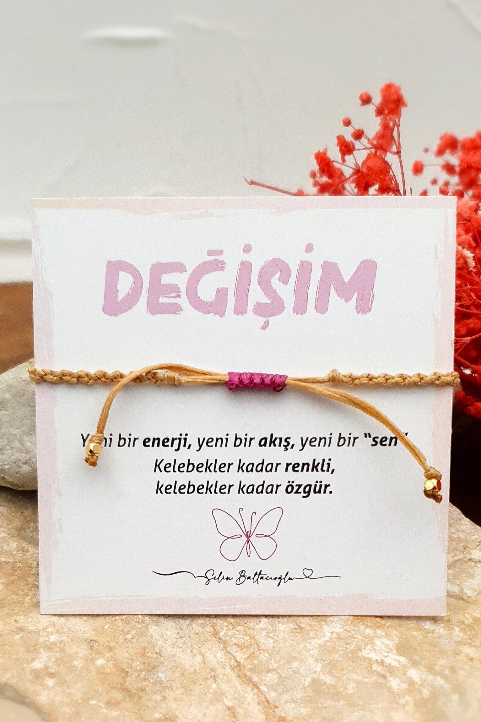 Kelebek Bileklik - Değişim Bilekliği