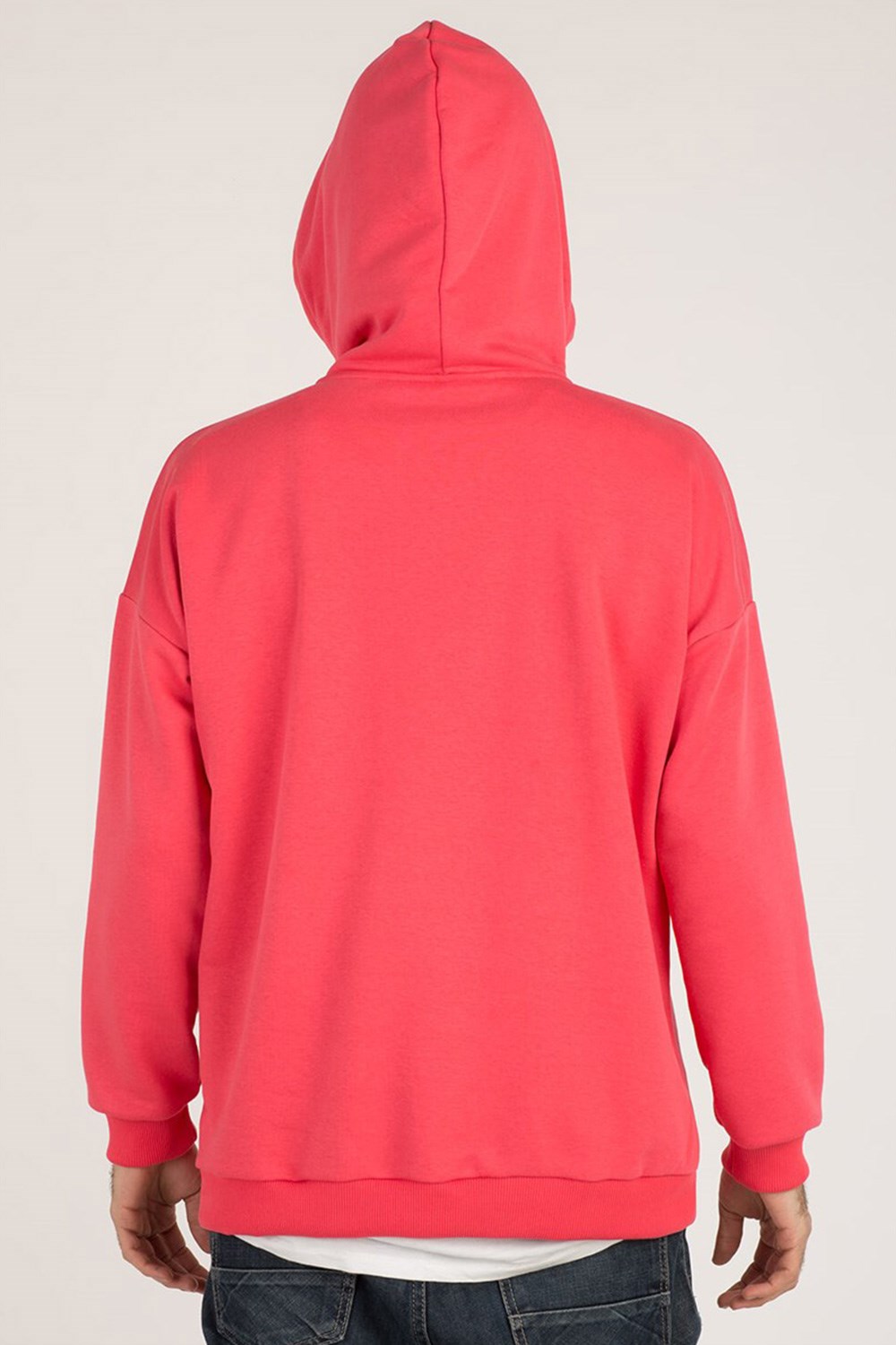 PEMBE KAPÜŞONLU SEV & ŞÜKRET & AFFET SWEATSHIRT