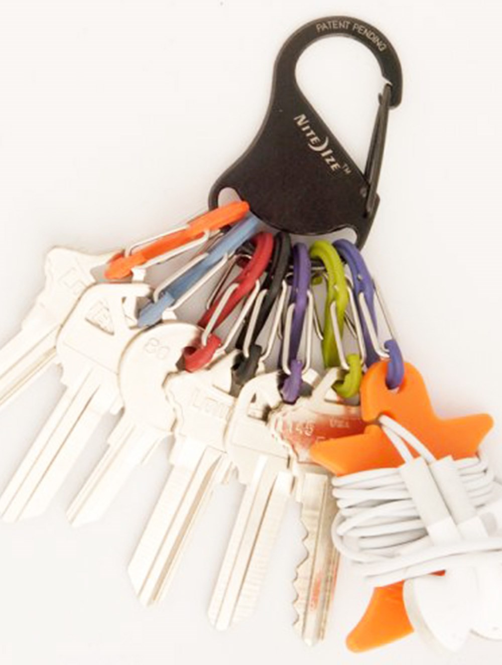 S-BINER KEYRACK SİYAH ANAHTARLIK - NITE IZE