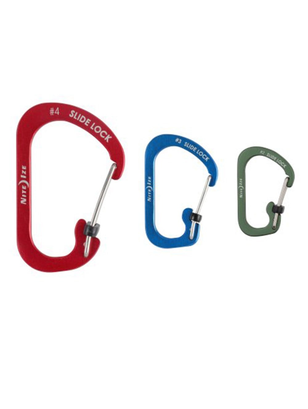 SLIDELOCK CARABINER RENKLİ 3'LÜ PAKET - NITE IZE