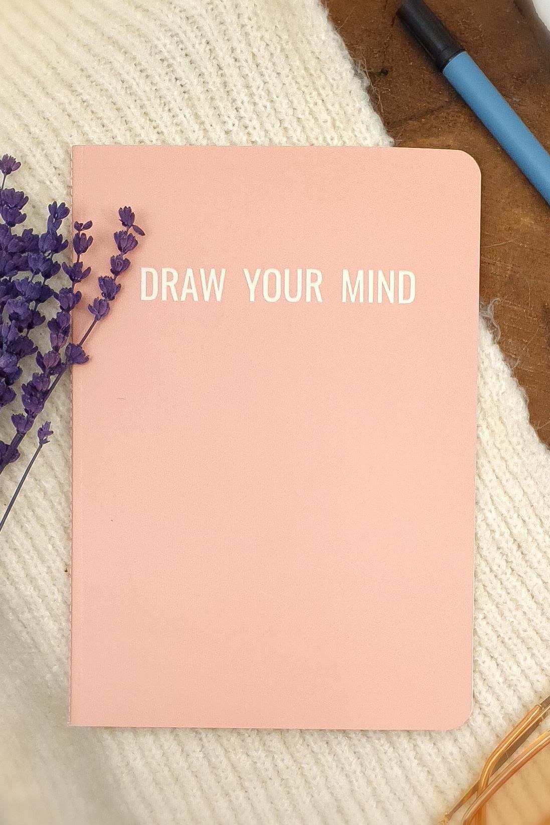 Sloganlı Defter - Tasarım Ajanda - Draw Your Mind