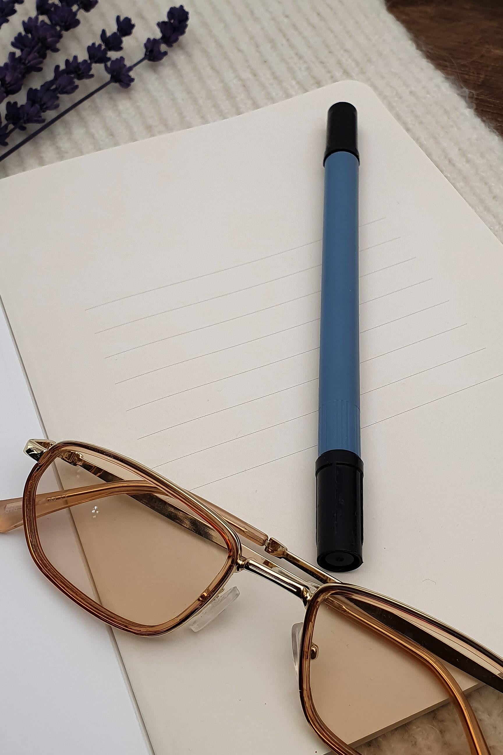 Sloganlı Defter - Tasarım Ajanda - Over Planning Kills Magic