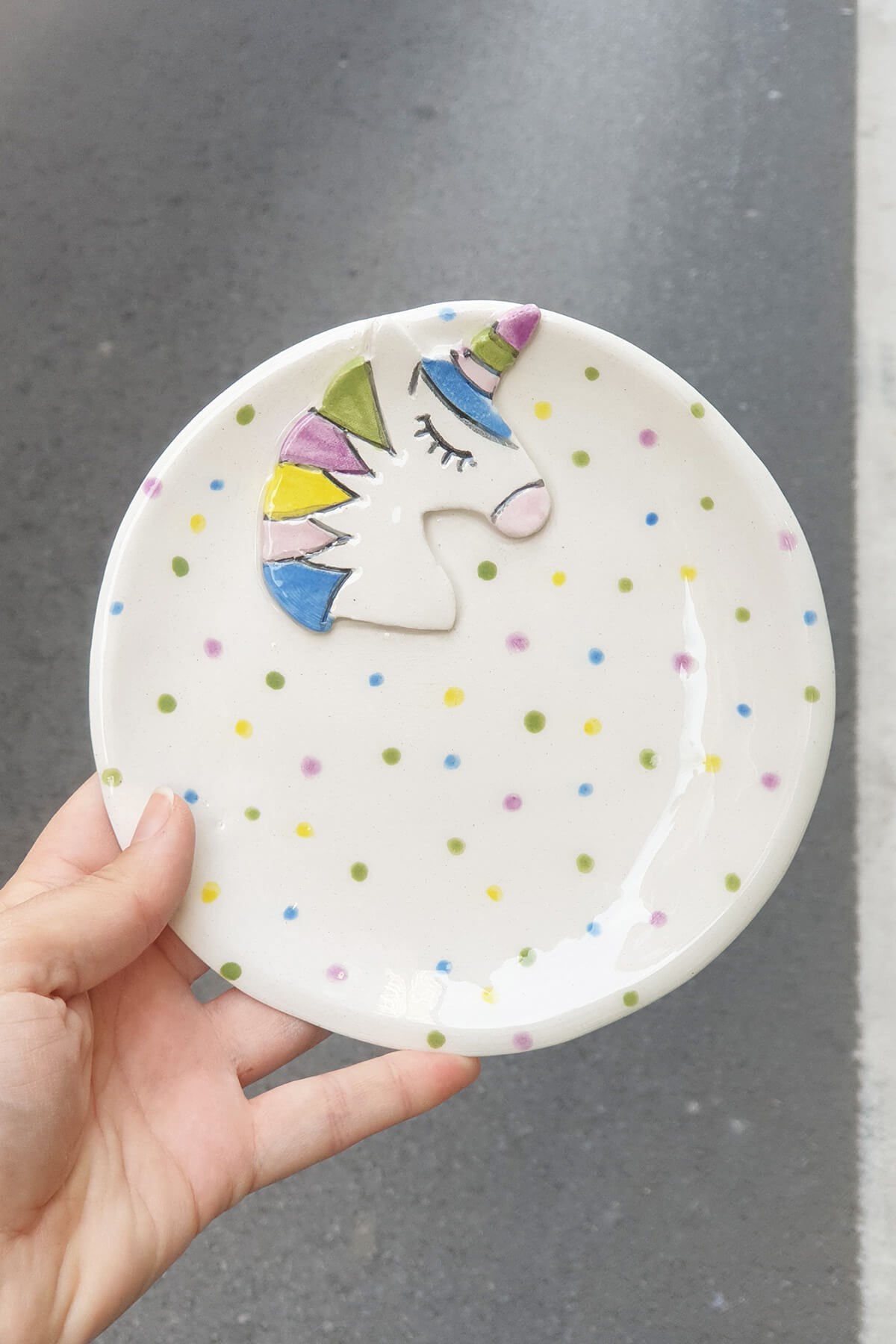 Unicorn Tabak - Seramik - El Yapımı