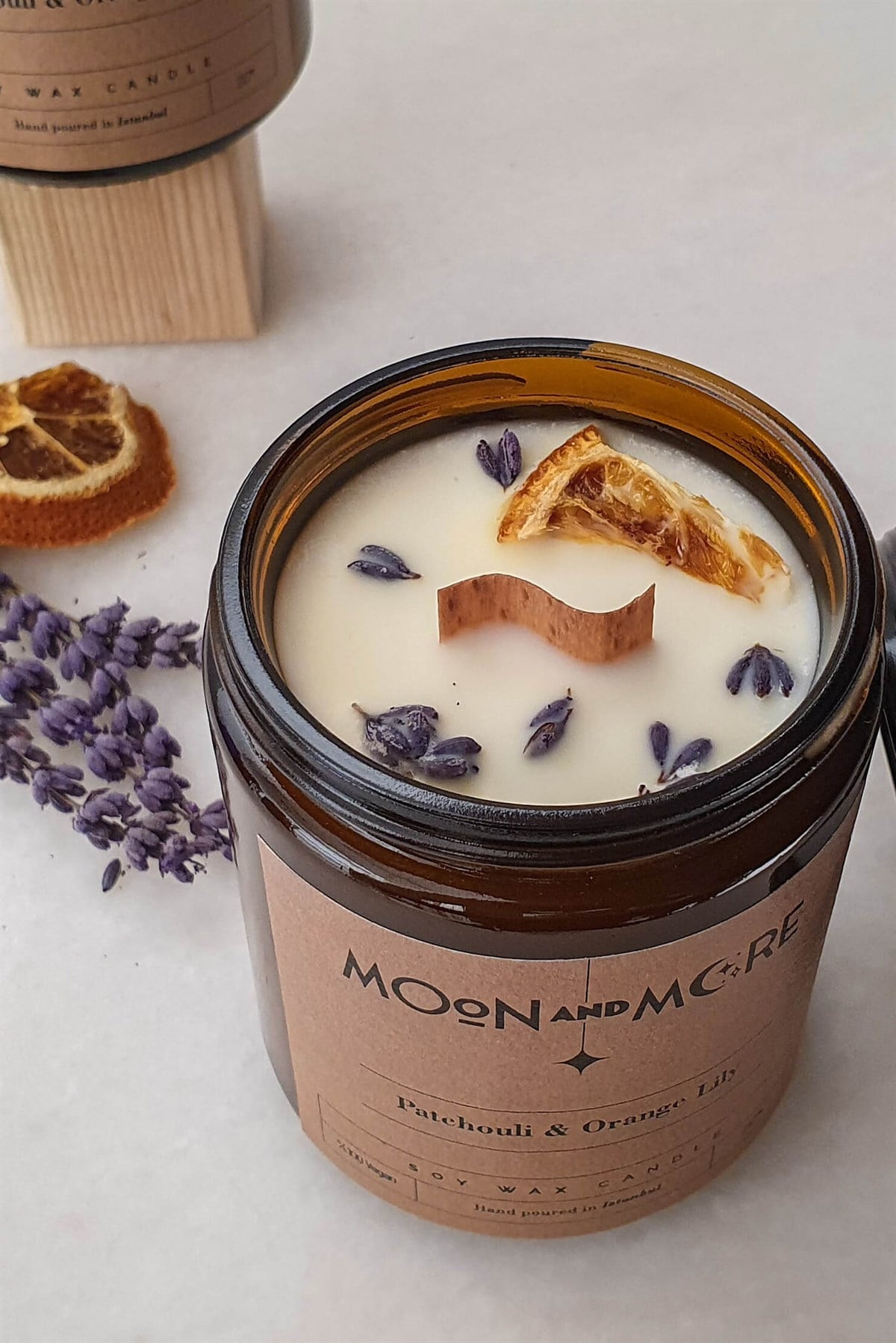 Vegan Mum - Patchuli & Orange Lily - %100 Soya Mumu