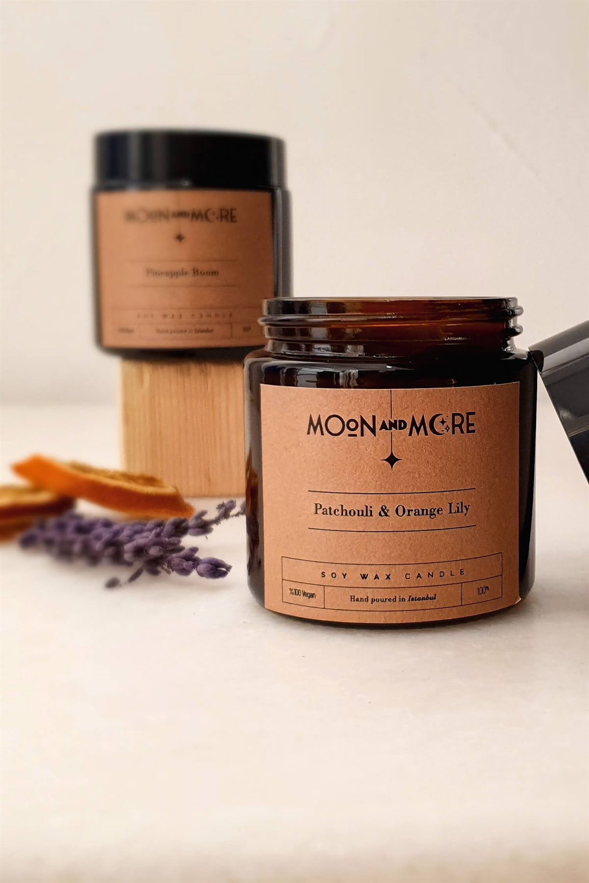 Vegan Mum - Patchuli & Orange Lily - %100 Soya Mumu