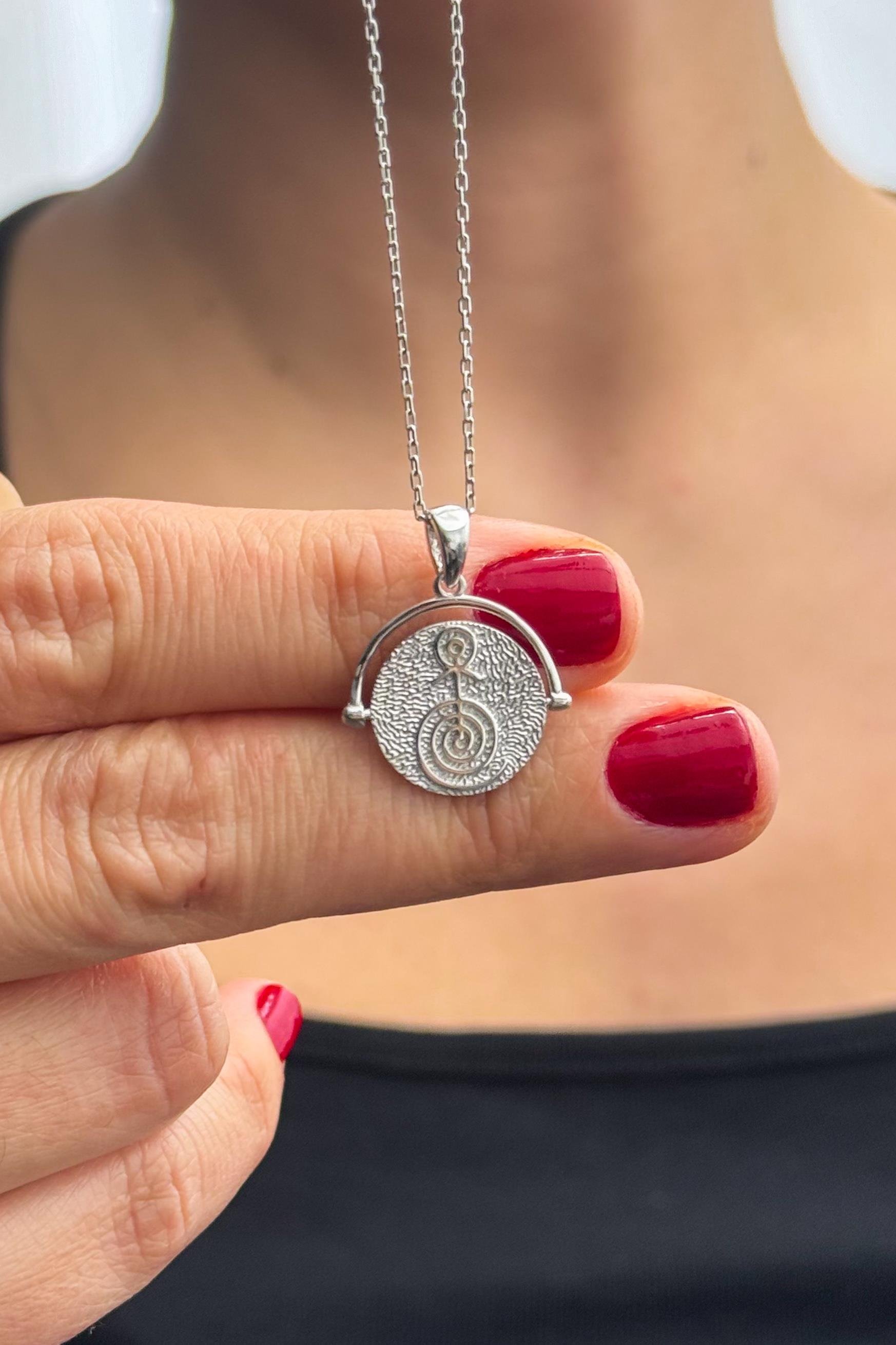 Yeniden Doğum Kolye Gümüş El Yapımı