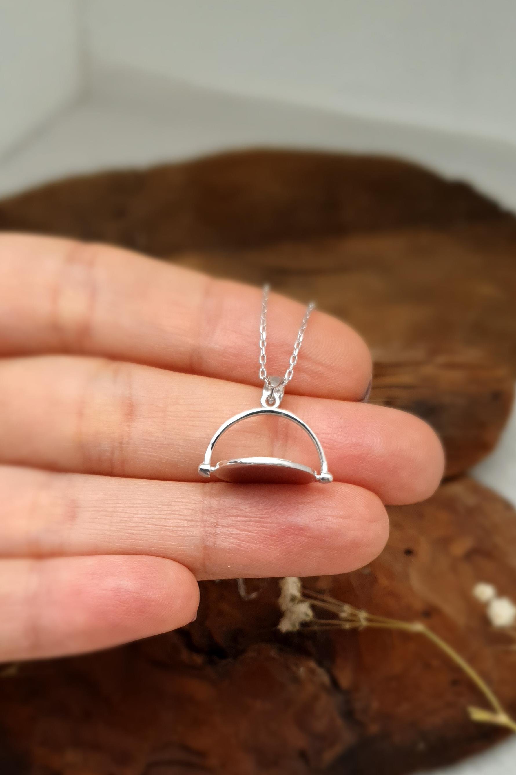 Yeniden Doğum Kolye Gümüş El Yapımı