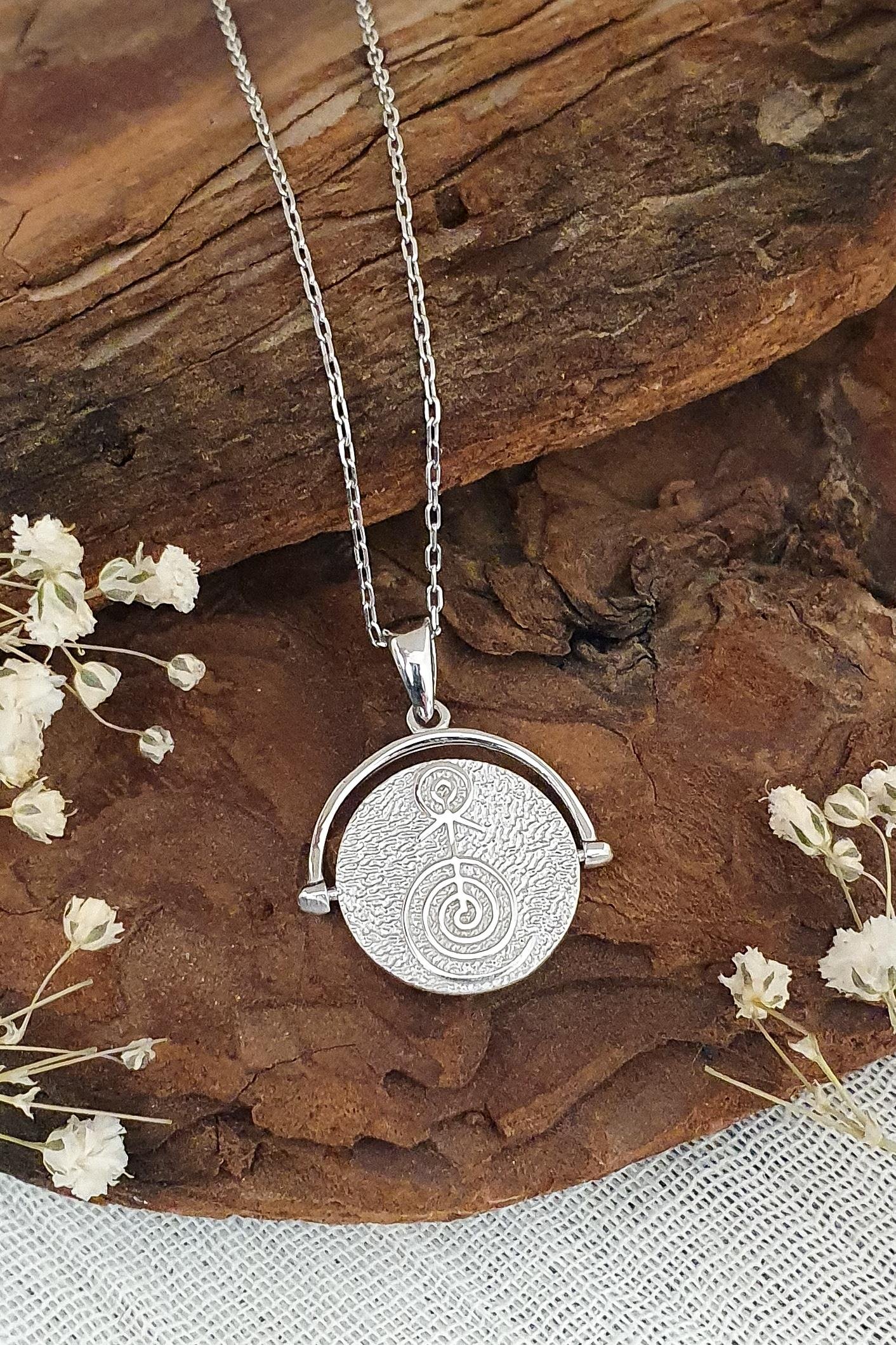 Yeniden Doğum Kolye Gümüş El Yapımı