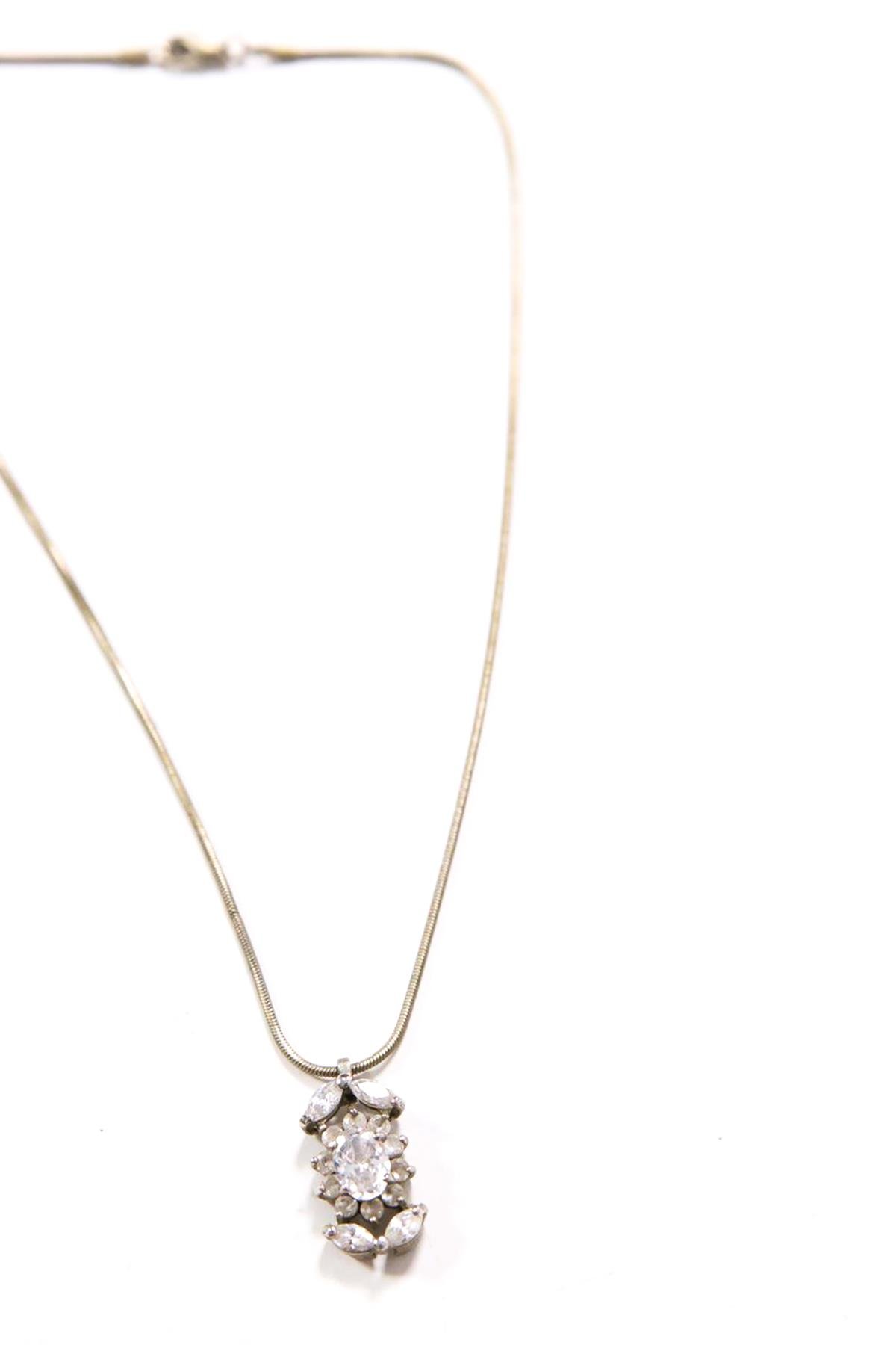 Kristal Taşlı Yapak Motif Kolye -Şaman Butik Kristal Taşlı Yapak Motif Kolye