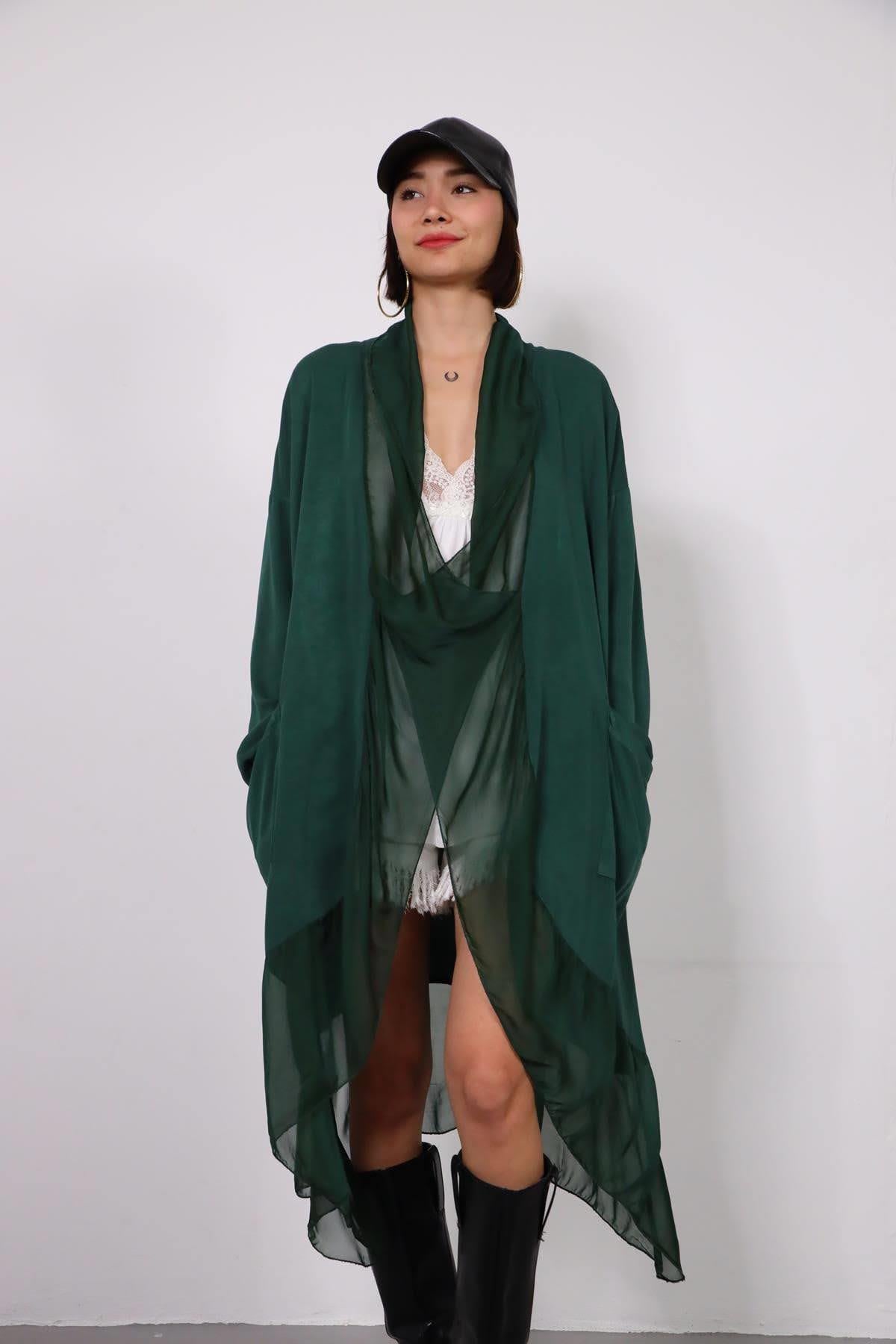Saman Butik | Shop Online Emerald Color Judith Tunic