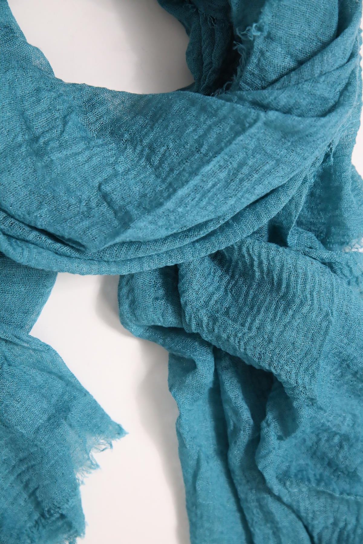  Petrol Yeşili Pamuk Şal