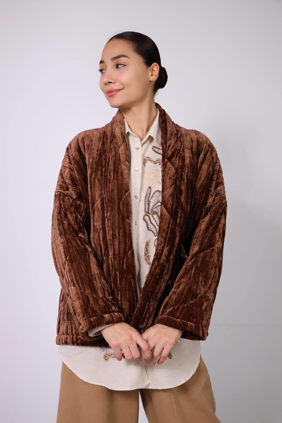 Black Velvet Pocket Short Jacket Black Velvet Pocket Short Jacket