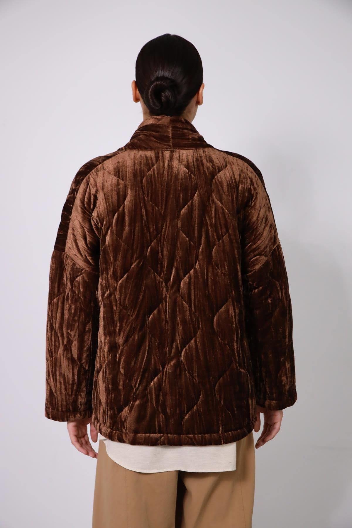 Black Velvet Pocket Short Jacket Black Velvet Pocket Short Jacket