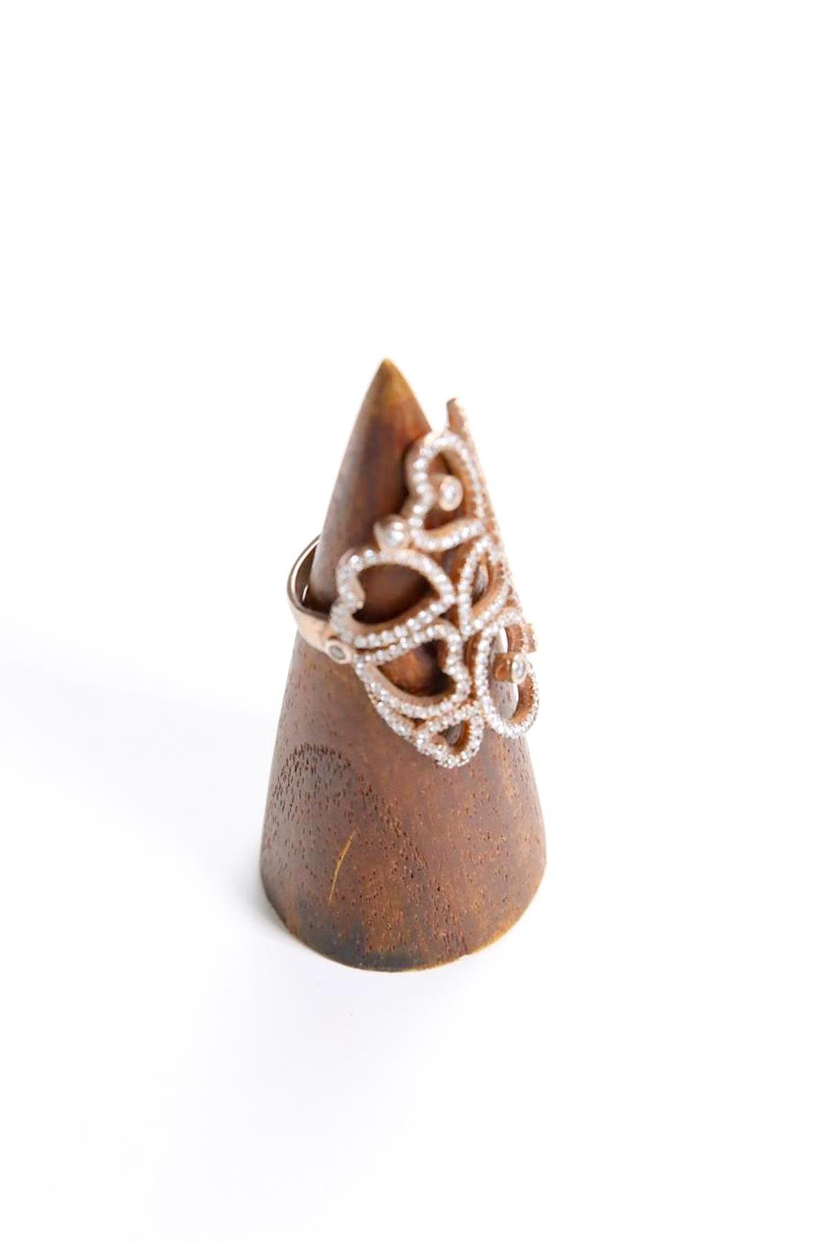  Zirkon Taşlı Gümüş Yüzük