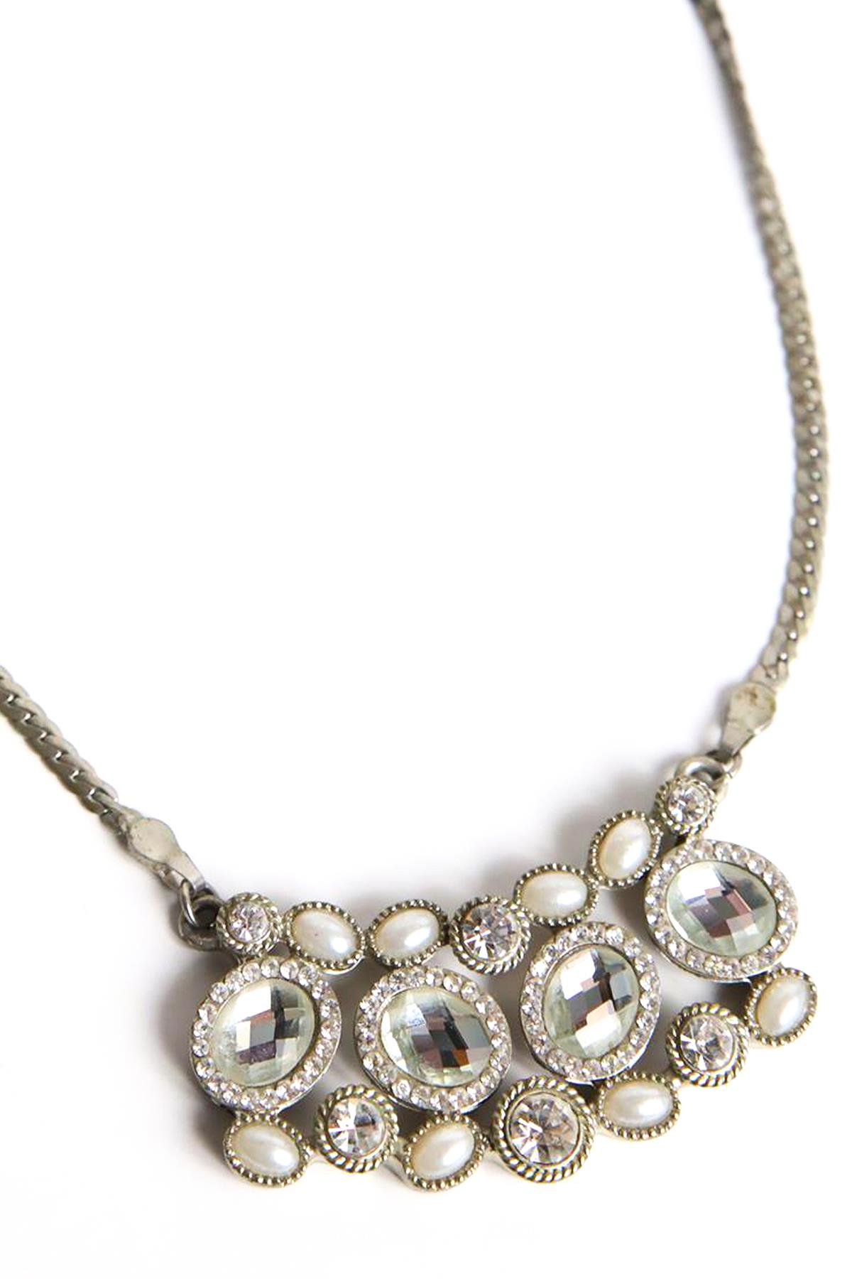 Kristal Taşlı Kolye - Şaman Butik Kristal Taşlı Kolye