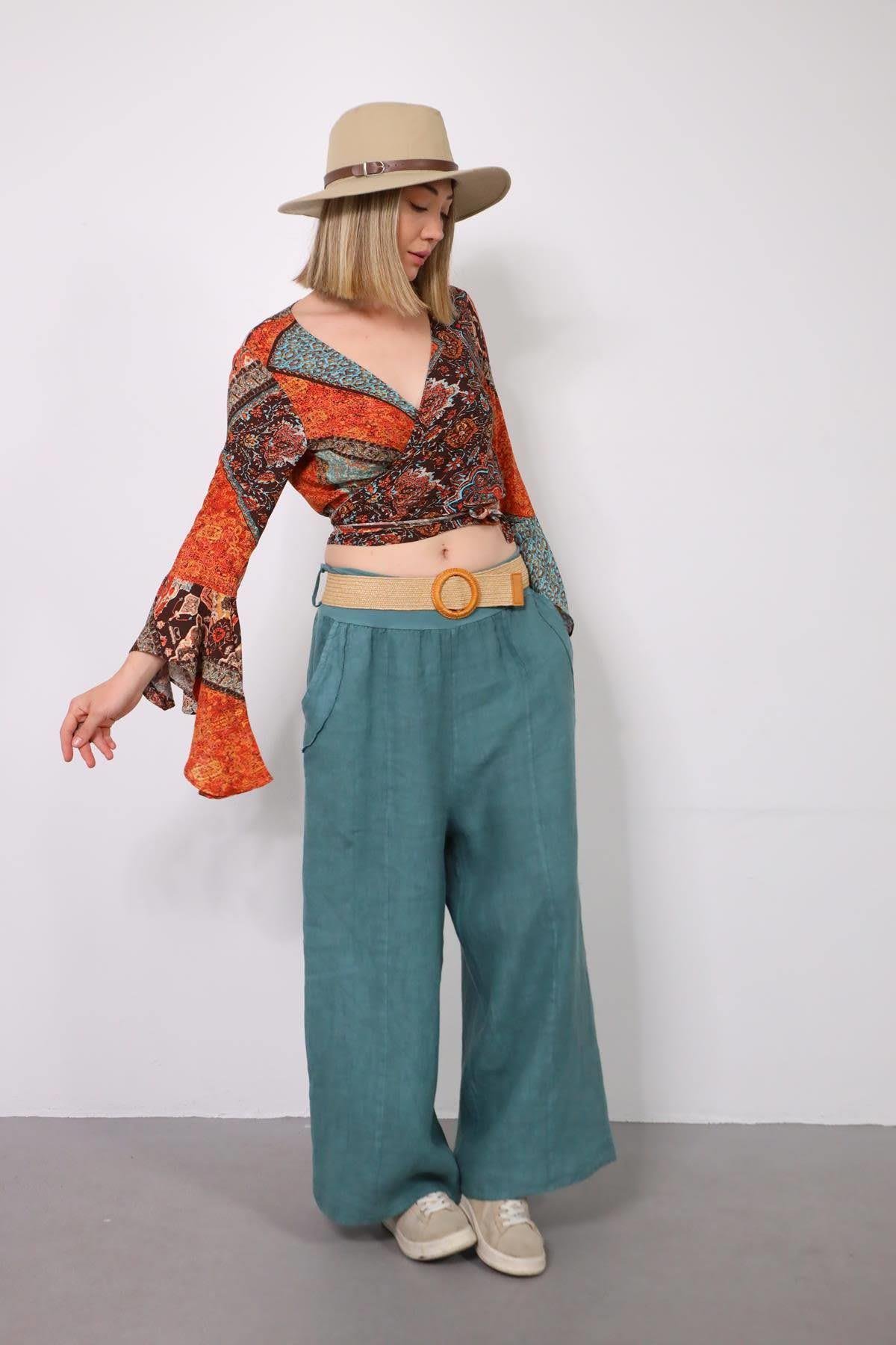  Mint Asena Pants - Saman Butik | Boho Fashion  Mint Asena Pants