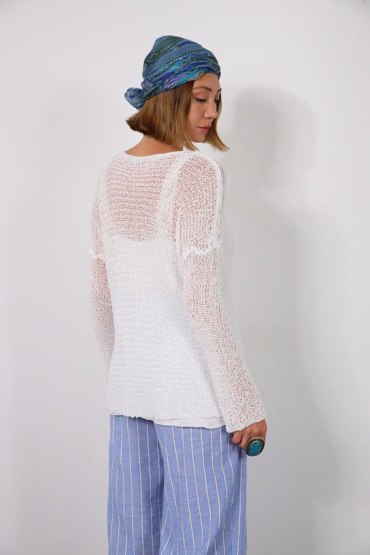  Beyaz Merserize Bluz