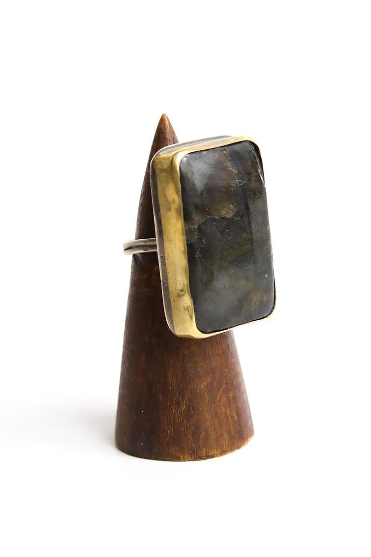  Labradorit Taşlı Yüzük