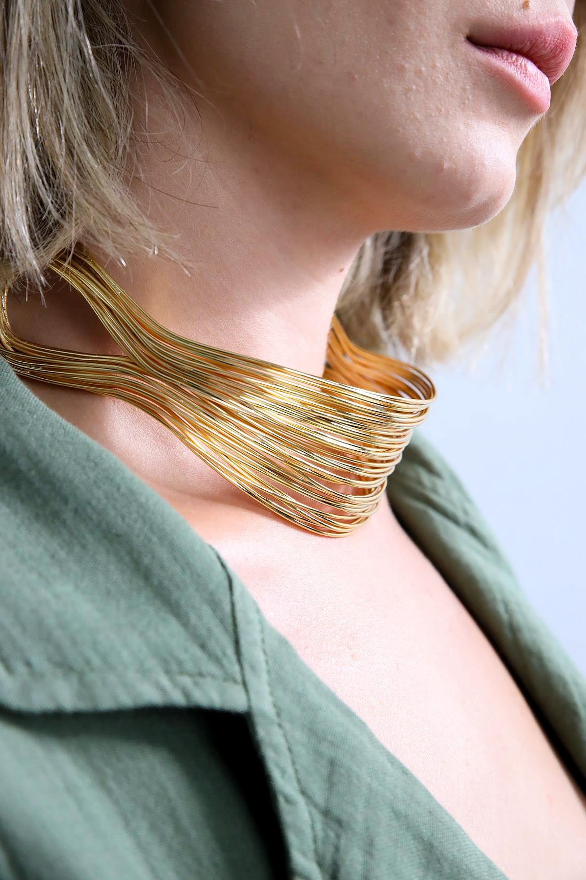  Gold Tasma Kolye