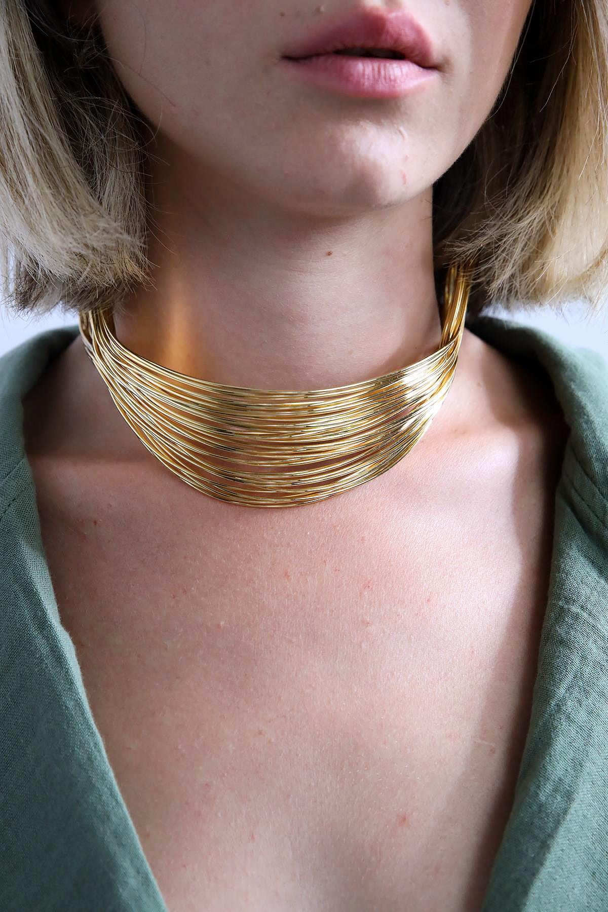  Gold Tasma Kolye