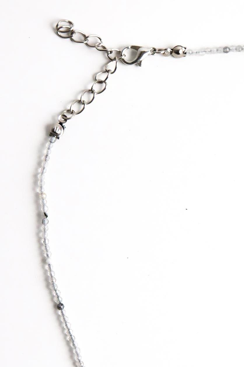  Rutil Kuvars Taşlı Kısa Kolye