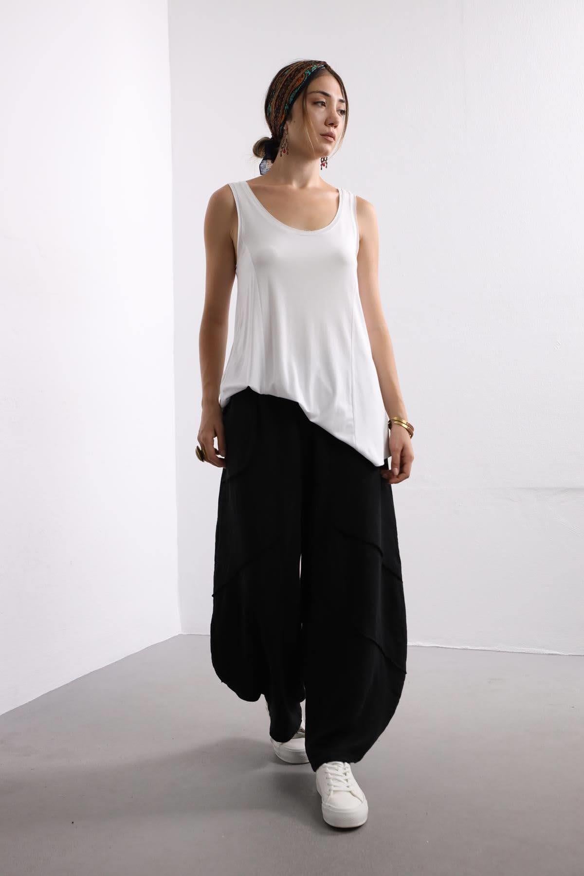 Beyaz Basic Atlet - Şaman Butik Beyaz Basic Atlet