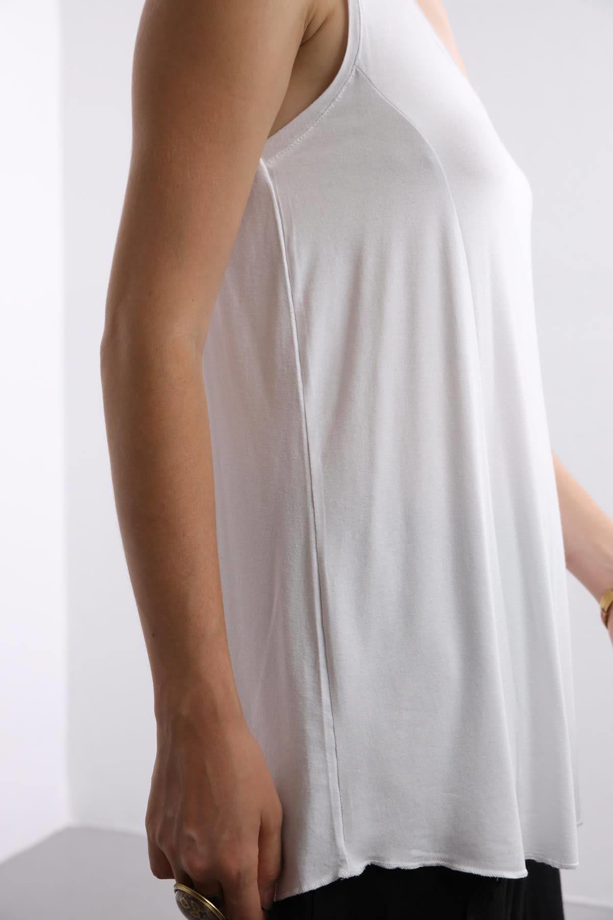 Beyaz Basic Atlet - Şaman Butik Beyaz Basic Atlet