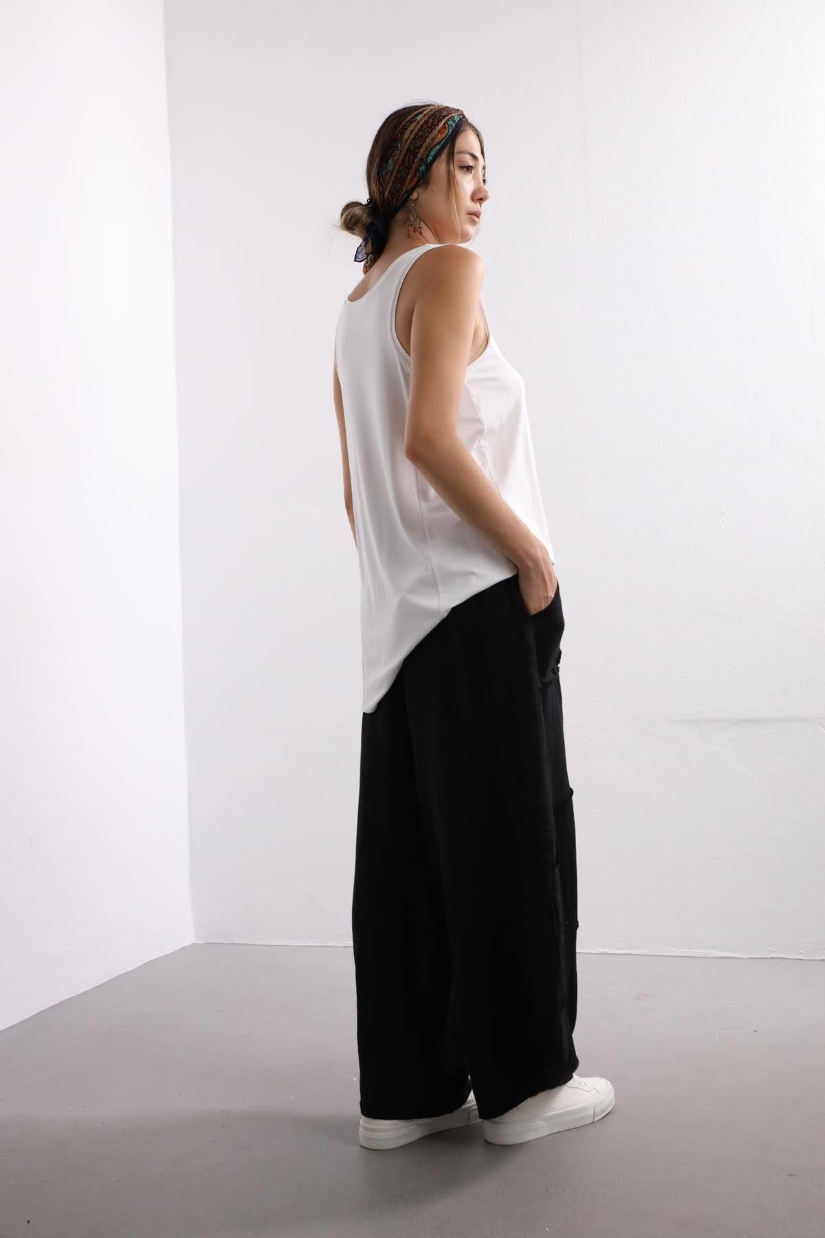 Beyaz Basic Atlet - Şaman Butik Beyaz Basic Atlet