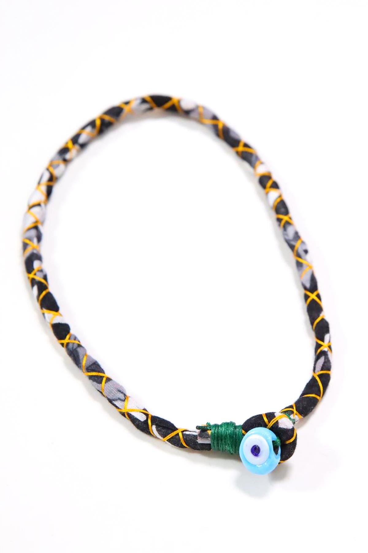 El Yapımı Kumaş Kolye - Şaman Butik El Yapımı Kumaş Kolye