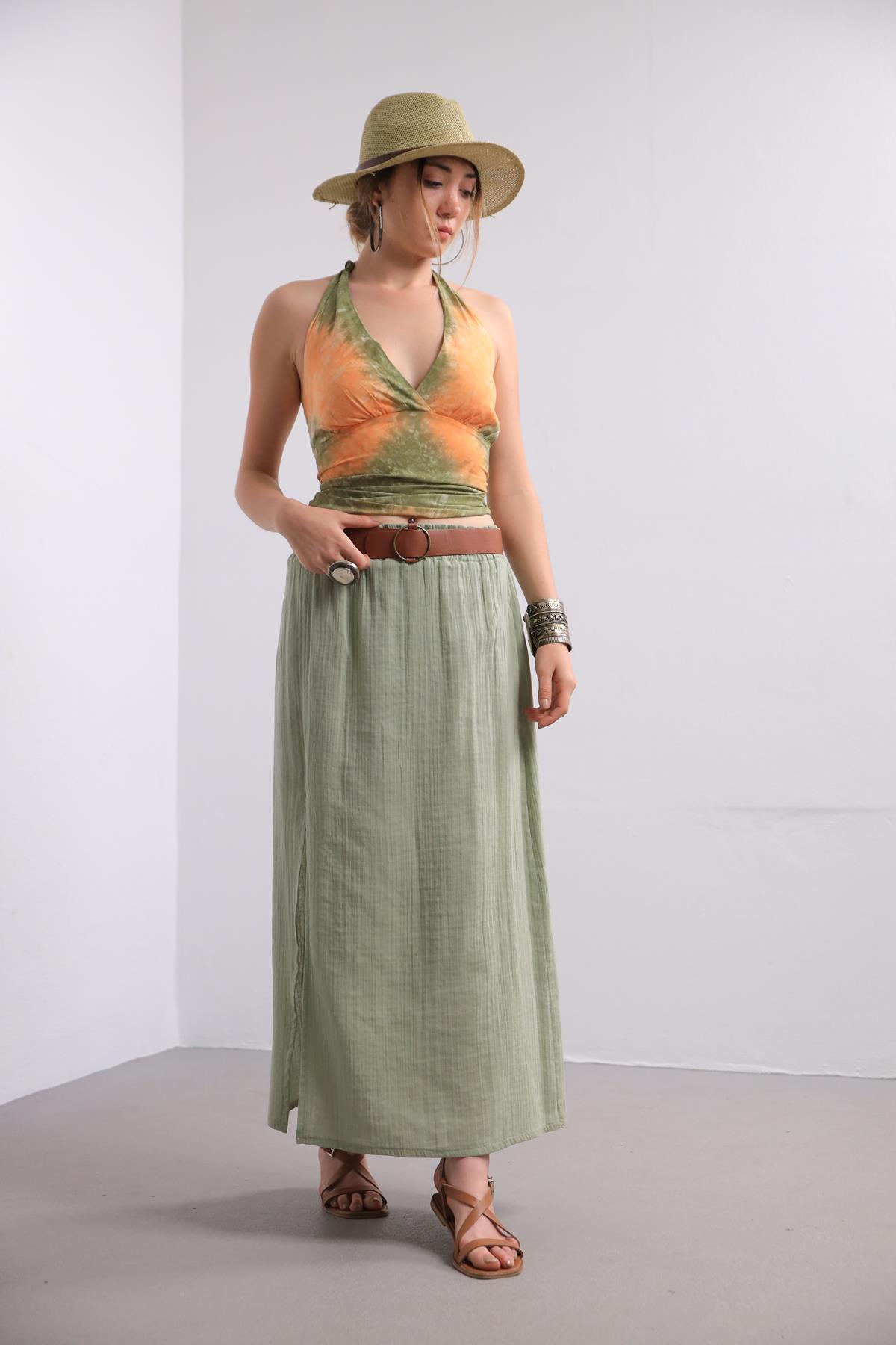 Batikli Bulmaca Bluz - Şaman Butik Batikli Bulmaca Bluz