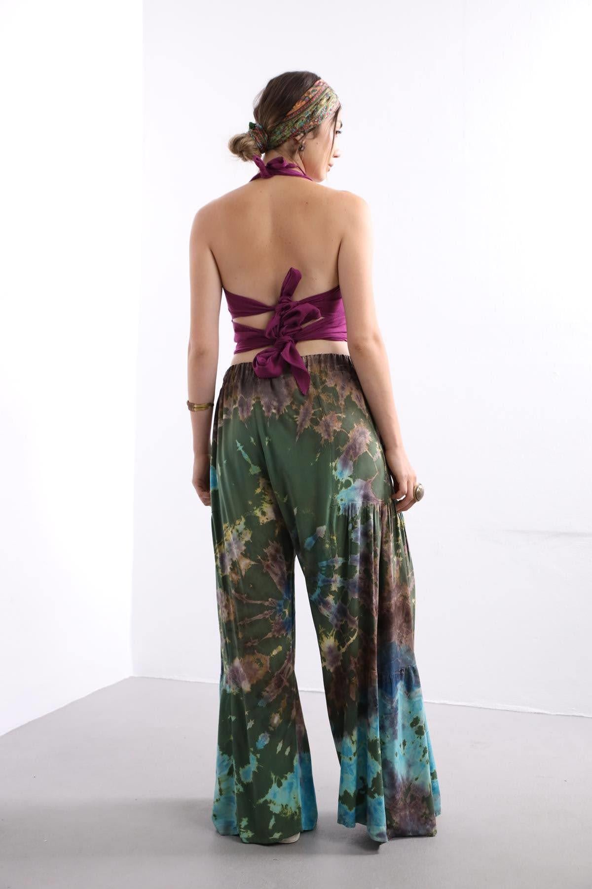 Mor Bulmaca Bluz - Şaman Butik Mor Bulmaca Bluz