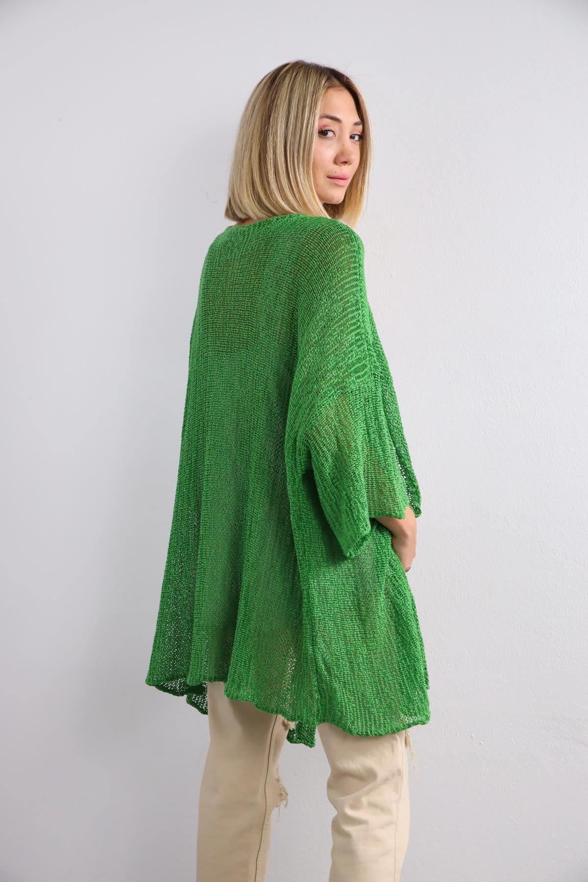 Green Short Cardigan Green Short Cardigan