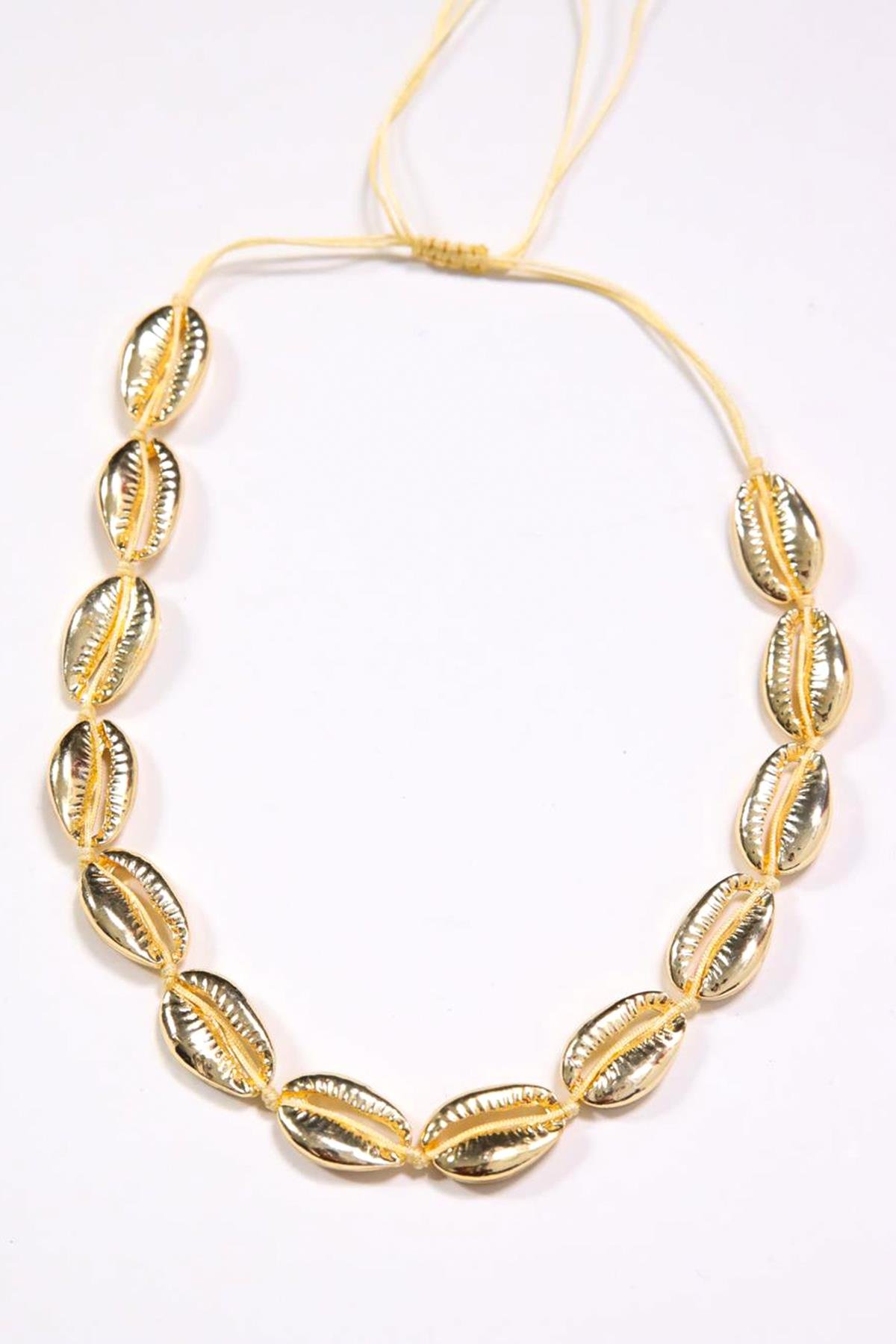  Gold Kaplama Deniz Kabuğu Kolye