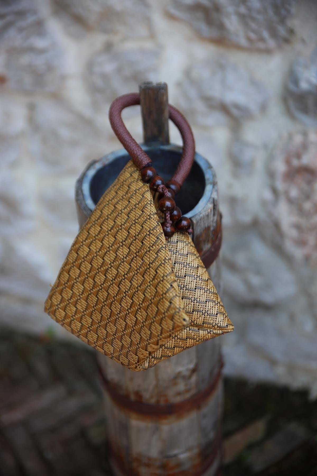  Camel Rengi Otantik Tasarım El Çantası