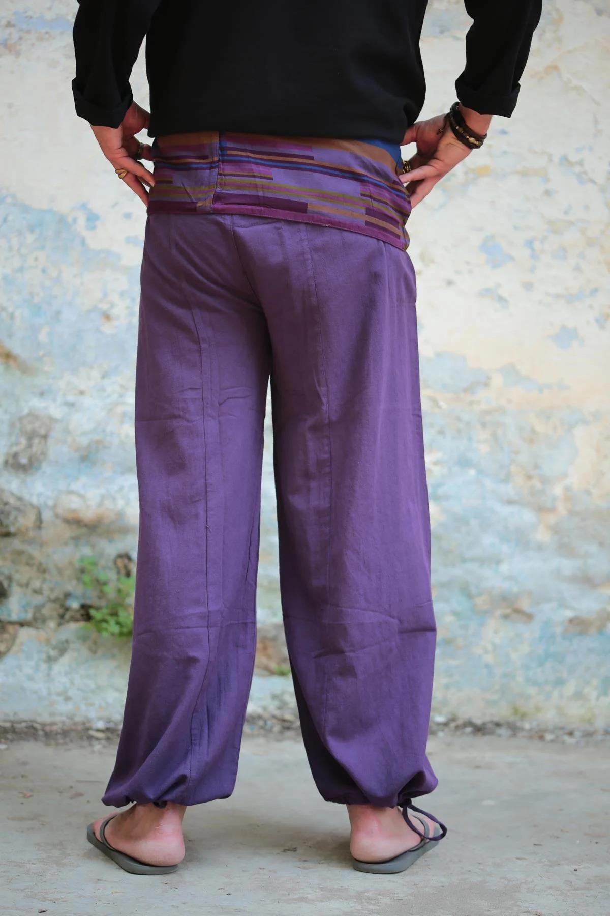  Mor Balıkçı Pantolon