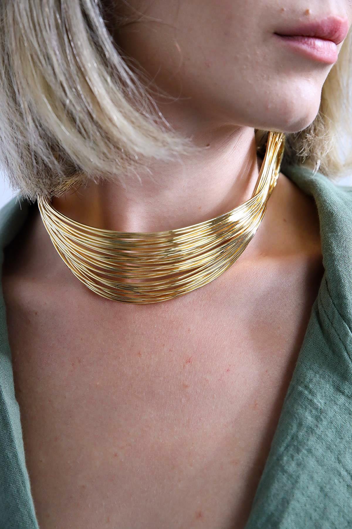  Gold Tasma Kolye